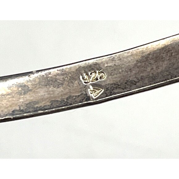 Silpada Sterling Silver 925 Choker Collar Torque Heart Pendant Necklace - Picture 8 of 11